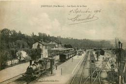 Joinville * Les Quais De La Gare * Train Locomotive Machine * Ligne Chemin De Fer Haute Marne - Joinville