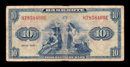 Alemania Republica Federal RFA 10 Deutsche Mark 1948 Pick 5a BC F - Andere & Zonder Classificatie