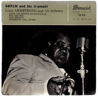 LOUIS ARMSTRONG  " When The Saints Go Marchin 'in"     BRUNSWICK   10 112 - Jazz