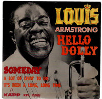 LOUIS ARMSTRONG  " Hello Dolly"  Avec Languette   KAPP KEV 13001 - Jazz