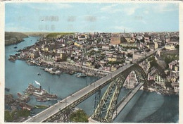 Delcampe - Portugal & Marcofilia, Porto, Partial View And D. Luís I Bridge, Lisboa 1965  (6698) - Puentes
