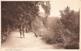 Angleterre Derbyshire Matlock Bath Lovers Walk CPA - Derbyshire