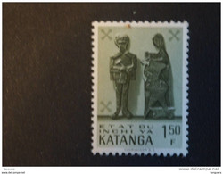 Katanga 1961 Arts Indigène Katangese Kunst Yv 55 MH * - Katanga