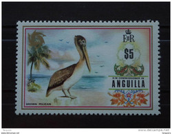 Anguilla Vogel Oiseau Bird  Bruine Pelikaan Pélican Brun Yv 128 MNH** - Pélicans