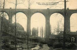 La Chateigneraie , Chataigneraie * Un Coin Du Village Et Viaduc Des Rochers De Coquillaud * Ligne Chemin De Fer Vendée ? - La Chataigneraie