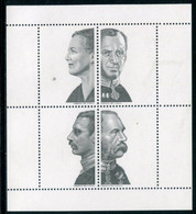 DENMARK 2001 HAFNIA'01 Stamp Exhibition. Black Print MNH / **.. As Michel 1287-90 - Proofs & Reprints