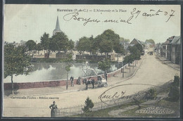 CPA 62 - Hermies, L'Abreuvoir Et La Place - Otros Municipios