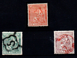 España Nº 131, 133, 136. Año 1873 - Unused Stamps