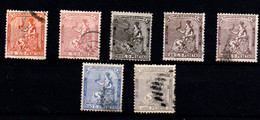 España Nº 131/32, 134/8 . Año 1873 - Used Stamps