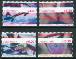 DENMARK 2001 Youth Culture MNH / **... Michel 1281-84 - Unused Stamps