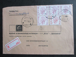 Nrs 1584 (4) - Elström - Op Aangetekende Brief Uit Millen (sterstempel) - Postmarks With Stars