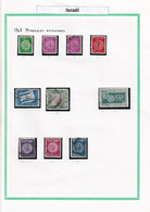 Israël - Collection - Timbres Oblitérés - Neufs - TB - Collections, Lots & Series