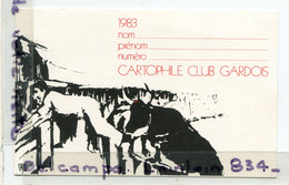 - Carthophile Club  Gardois - Nîmes - 1983 - Vachettes, Raseteur, Non écrite, Cpoins Impeccables TTBE,  Scans. - Nîmes