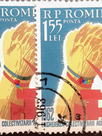 Errors Romania 1962  # Mi 2046 Printed With Wheat Grain Moved On The Flag, Agriculture - Errors, Freaks & Oddities (EFO)