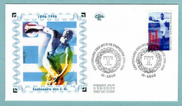 FDC France 1996 - Centenaire Des Jeux Olympiques 1996 - YT 3016 - 59 Lille - 1990-1999