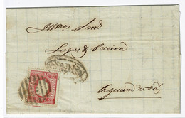 Portugal, 1873, # 40 Dent. 12 3/4, Anadia-Figueira Da Foz - Brieven En Documenten