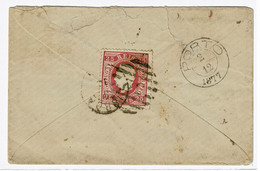 Portugal, 1877, # 40 Dent. 12 3/4, Tipo XIII, Caminha-Lisboa - Storia Postale