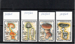 Somalia 1993 . Mushrooms. 4v. Michel # 468-71 - Somalie (1960-...)