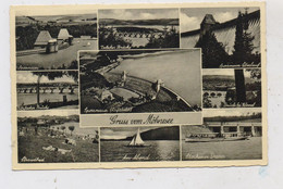 4773 MÖHNESEE - MÖHNETALSPERRE, 9 Ansichten, 1950, Belg. Militärpost - Möhnetalsperre