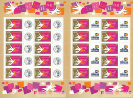 France 2002 - F3479A Deux Bloc Feuillet Invitation Personnalisé Avec Logo Cérès Et TPP - Neuf - Unused Stamps