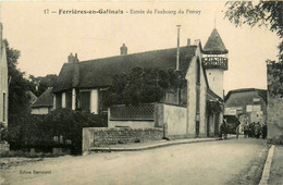 Ferrières En Gâtinais * Route Rue Et Entrée Du Faubourg Quartier Du Perray * Attelage - Otros & Sin Clasificación