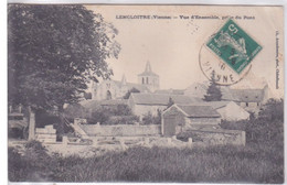 86 - LENCLOITRE - VIENNE - VUE D'ENSEMBLE PRISE DU PONT - Lencloitre