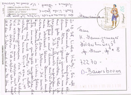 45687. Postal Aerea MARGINAL - CASCAIS, LISBOA (Portugal) 1998 A Germany - Covers & Documents