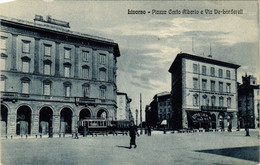 CPA LIVORNO Piazza Carlo Alberto E Via De-barderell. ITALY (467896) - Livorno