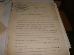 DOCUMENTO 1929 CONSORZIO DI IRRIGAZIONE CAVO MONTEBELLO - Italia