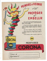 Protège Cahier  CORONA COROLAC Peinture émail Clown à Ressort - Protège-cahiers