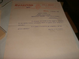 DOCUMENTO DITTA ROSAFILM 1920 MILANO - Italia