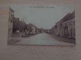 72 - Sarthe - La Guierche - Rue Principale - Café Du Plat D'Etain - - Autres Communes