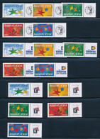 France 2004 - 3722A+Ab - 3726A+Ab Trois Séries Meilleurs Voeux Personnalisés Avec Logo Ceres, TPP Et Notre Passion -Neuf - Unused Stamps