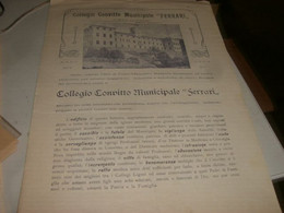 DOCUMENTO COLLEGIO CONVITTO MUNICIPALE FERRARI - Italia