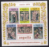Anguilla: 1976   Easter  M/S   Used - Anguilla (1968-...)