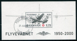 DENMARK 2000 Airforce Anniversary Block Used.. Michel Block 15 - Used Stamps