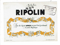 Buvard Peintures RIPOLIN Jeux D'enfants Jouets G. Clouet Droguerie COSNE Nièvre Tampon - Peintures