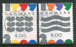 DENMARK 1999  New Millennium Used. Michel 1231-32 - Used Stamps