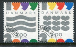 DENMARK 1999  New Millennium Used. Michel 1231-32 - Usado