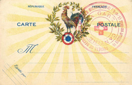 Carte Postale Militaire * FM Franchise Militaire * CPA Société Secours Blessés Brétigny Sur Orge Cantine Gare Ww1 Guerre - Other & Unclassified