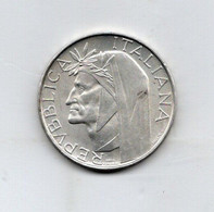 ITALIA - 1965 - 500 Lire "Dante Alighieri" - Argento 835 - Peso 11 Grammi - (FDC35489) - 500 Lire