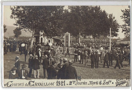 CP PHOTO 84 - COURSES DE CAVAILLON 1921 - 2ème Journée Mardi 6 Septembre - Cavaillon