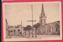 72 - VIBRAYE--Place De L'Eglise---cpsm Pf - Vibraye