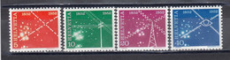 Switzerland 1952 - 100 Years Of Electrical Communications In Switzerland, Mi-Nr. 566/69, MNH** - Unused Stamps