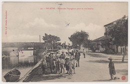 TB Cpa 34 Hérault - Palavas - Halte Des Voyageurs Pour La Rive Droite - 1906 - Palavas Les Flots