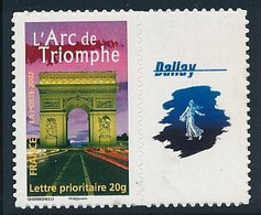 France 2007 - 3599B Timbre Adhésif Arc De Triomphe Personnalisé Avec Logo Dallay - Neuf - Neufs