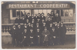 TB Cpa Carte Photo Restaurant Coopératif - à Identifier - C.1910 - Restaurants