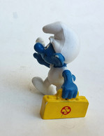 FIGURINE SCHTROUMPF - SMURF - PIFUTOS  - Publicitaire Pour ASB (2) - I Puffi