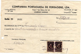 COMPANHIA PORTUGUESA DE FERRAGENS,LDA, - Storia Postale