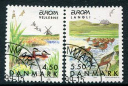 DENMARK 1999  Europa: National Parks  Used.  Michel 1211-12 - Usado